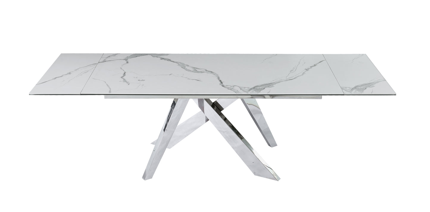 J&M Furniture MC Carrara Extension Table