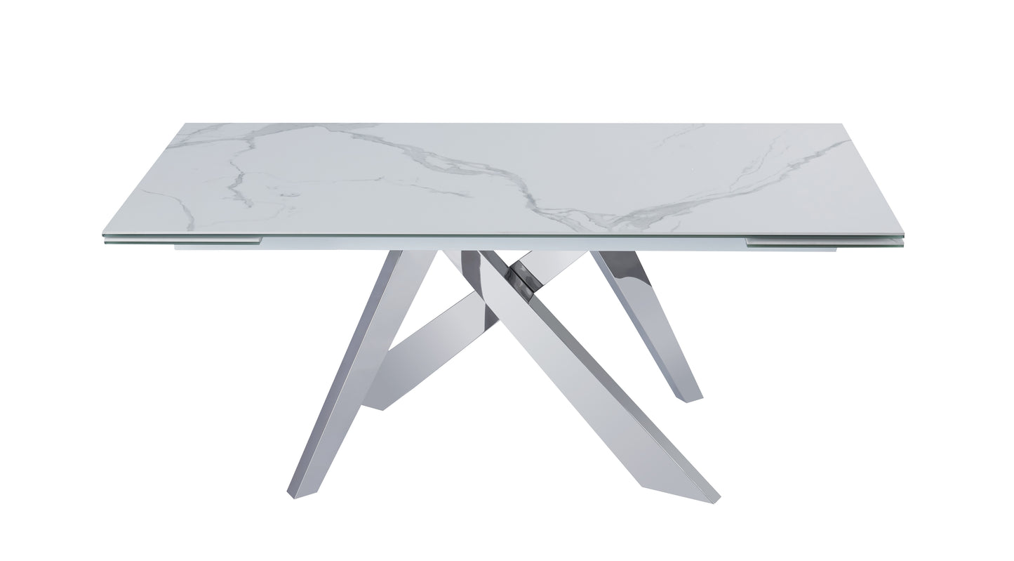 J&M Furniture MC Carrara Extension Table