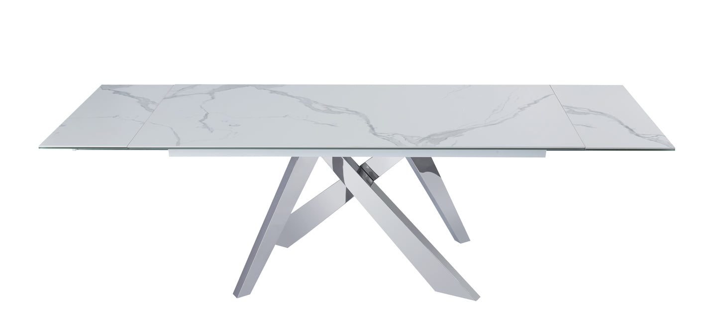 J&M Furniture MC Carrara Extension Table