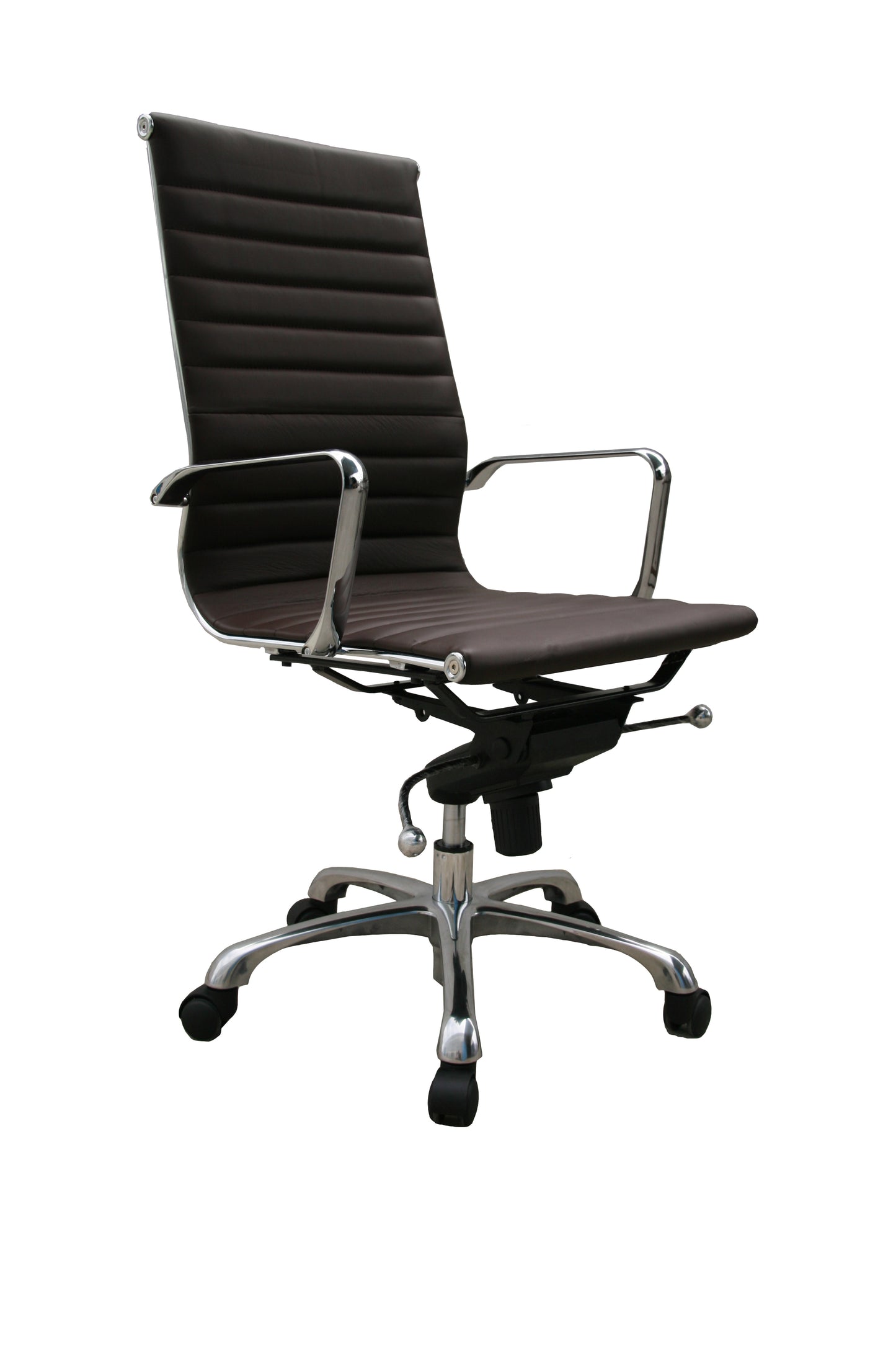 J&M Furniture Comfy High Back Brown Office Chair
