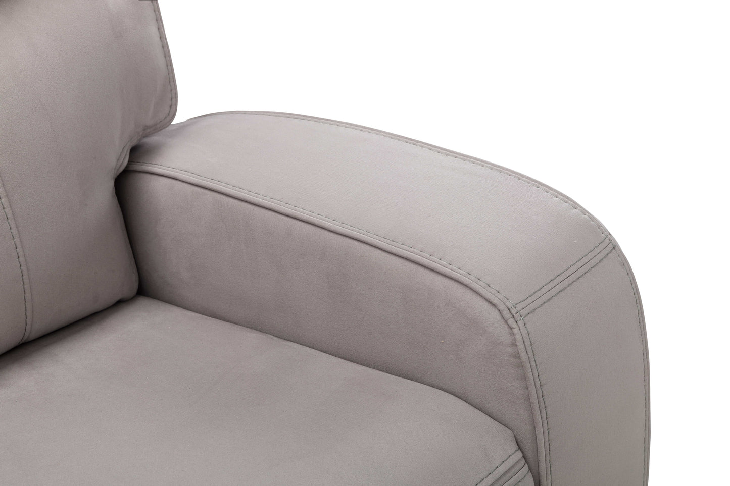 J&M Furniture Cozy Motion Sectional In Moonshine