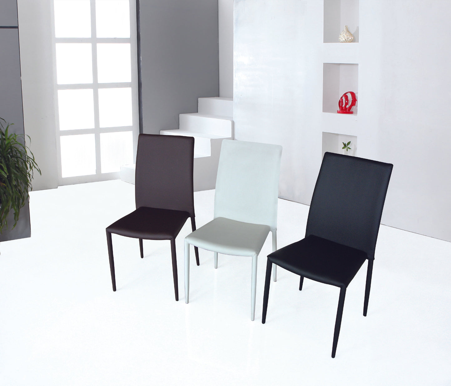 J&M Furniture DC-13 Dining Chair in Brown