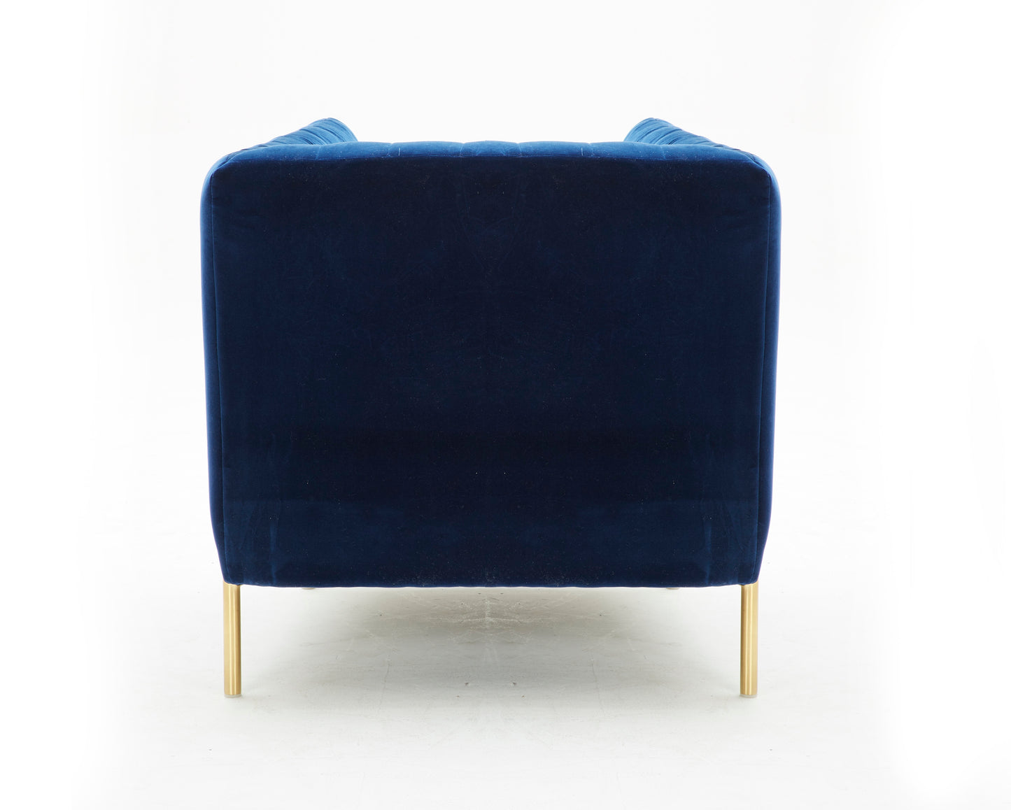 J&M Furniture Deco Chair in Blue Fabric