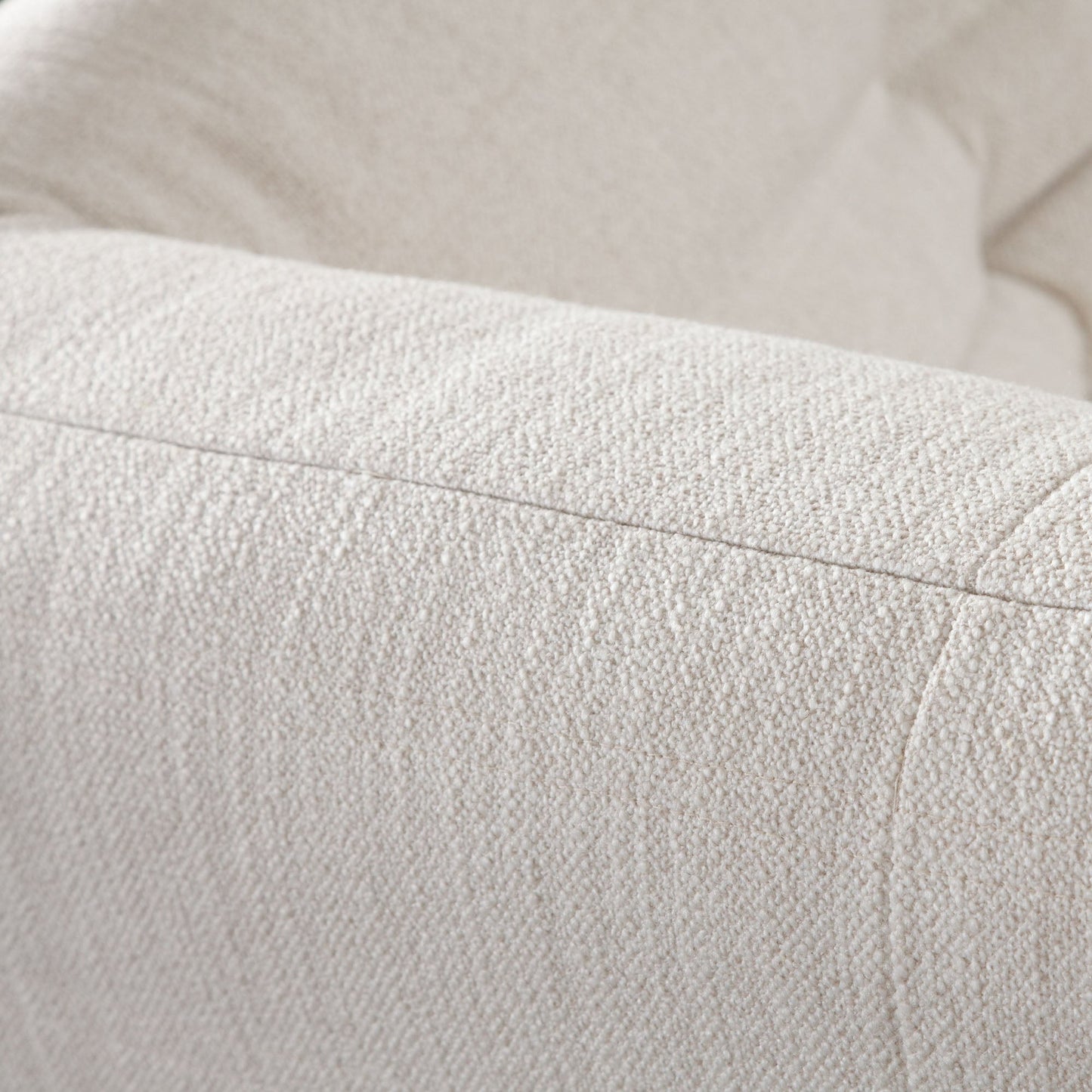 Ezra 5PC Corner Sectional in Cream Fabric by Diamond Sofa