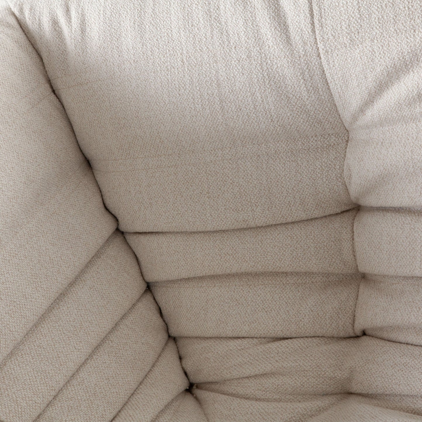 Ezra 5PC Corner Sectional in Cream Fabric by Diamond Sofa