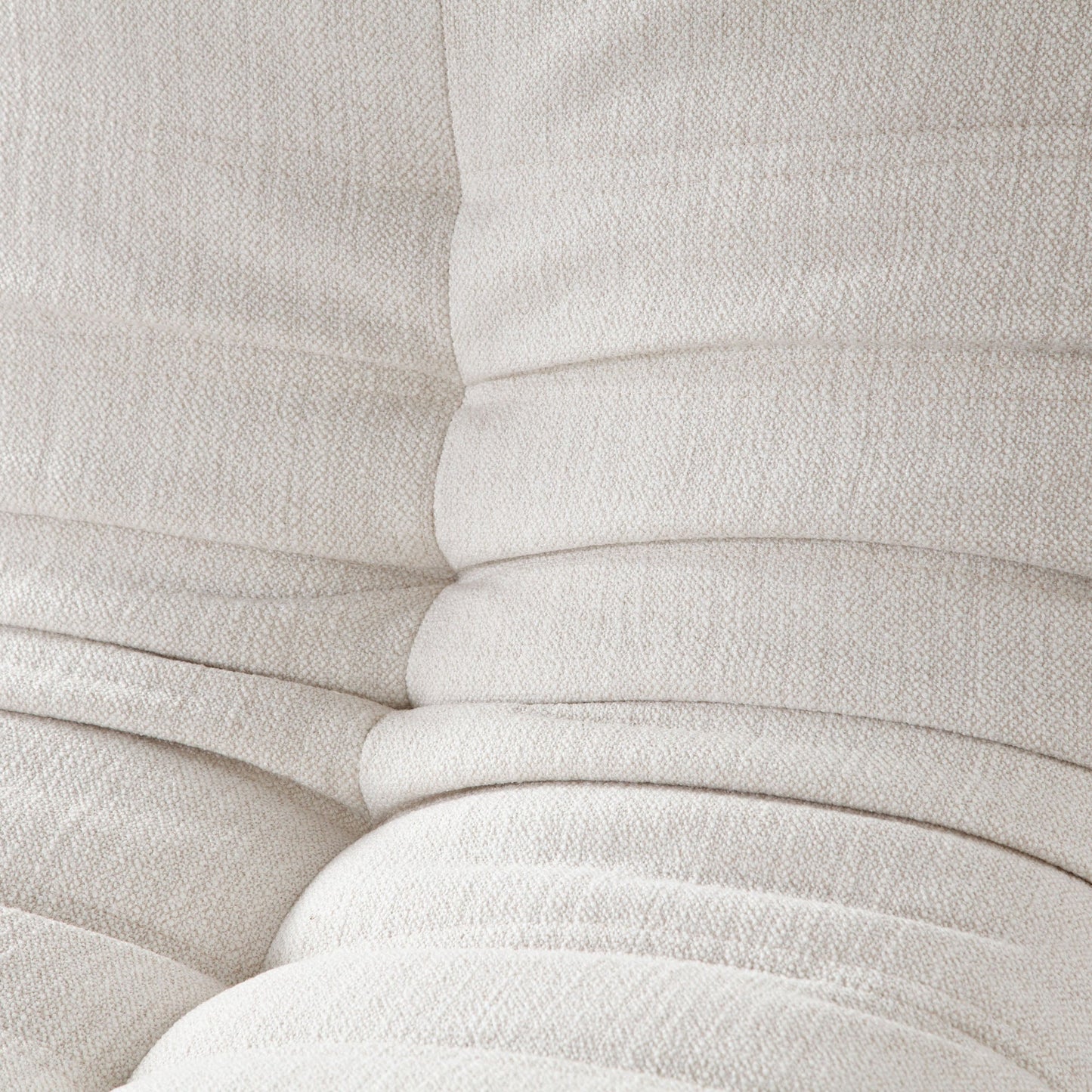 Ezra 5PC Corner Sectional in Cream Fabric by Diamond Sofa