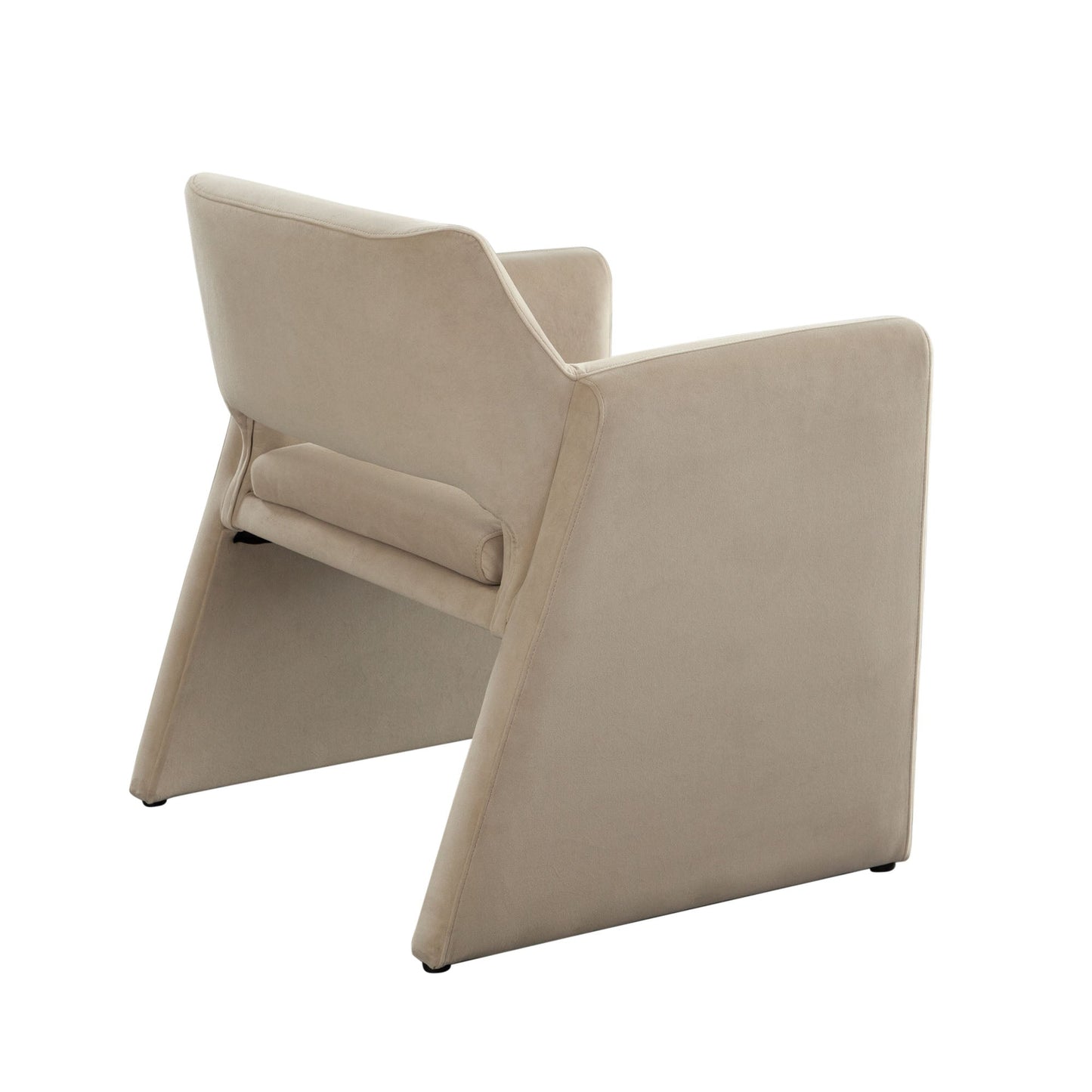 Flynn Dining/Accent Chair in Light Camel Performance Velvet by Diamond Sofa