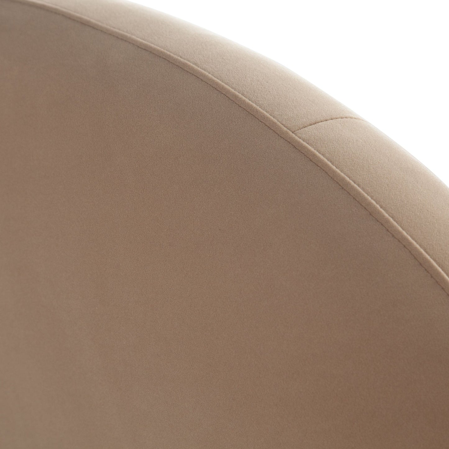 Fox Eastern King Bed in Camel Performance Velvet w/ Arch Headboard by Diamond Sofa