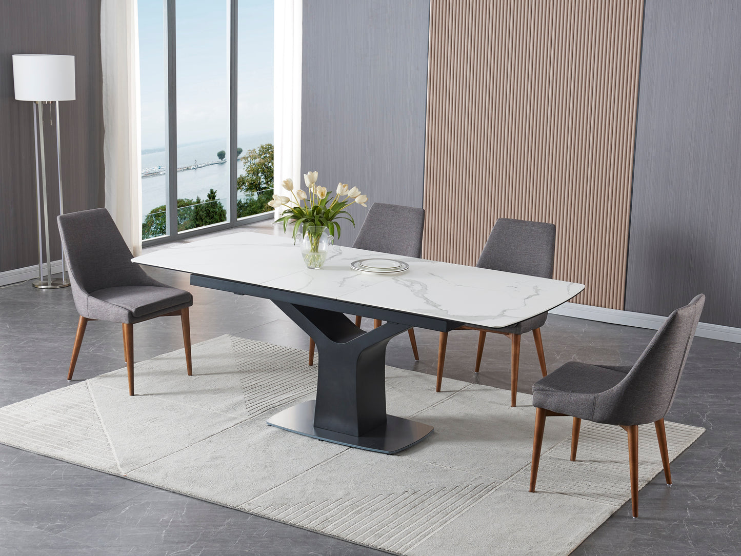 J&M Furniture MC Fiori Extension Table
