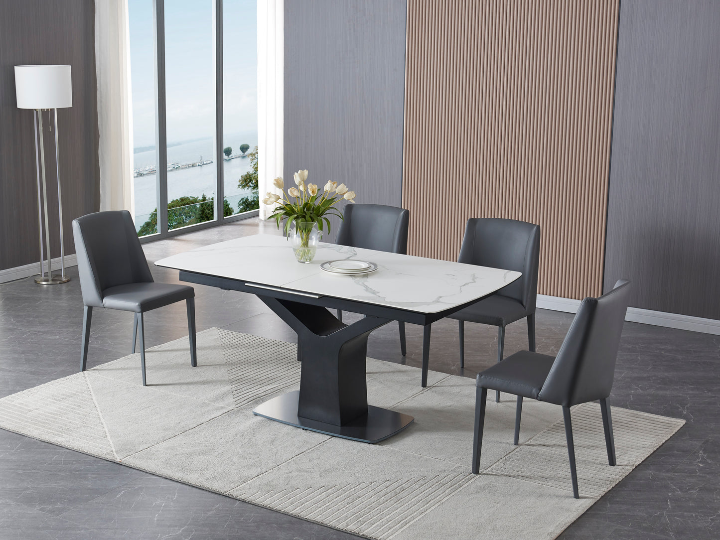 J&M Furniture MC Fiori Extension Table