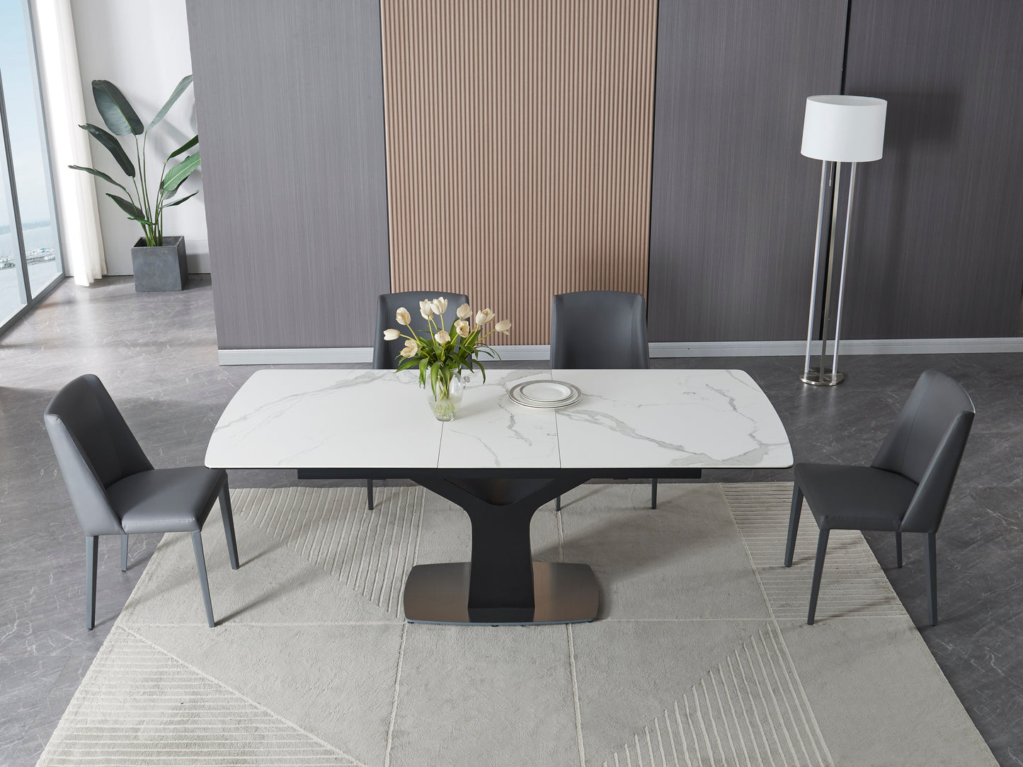 J&M Furniture MC Fiori Extension Table