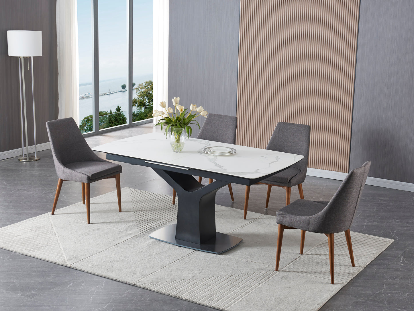 J&M Furniture MC Fiori Extension Table