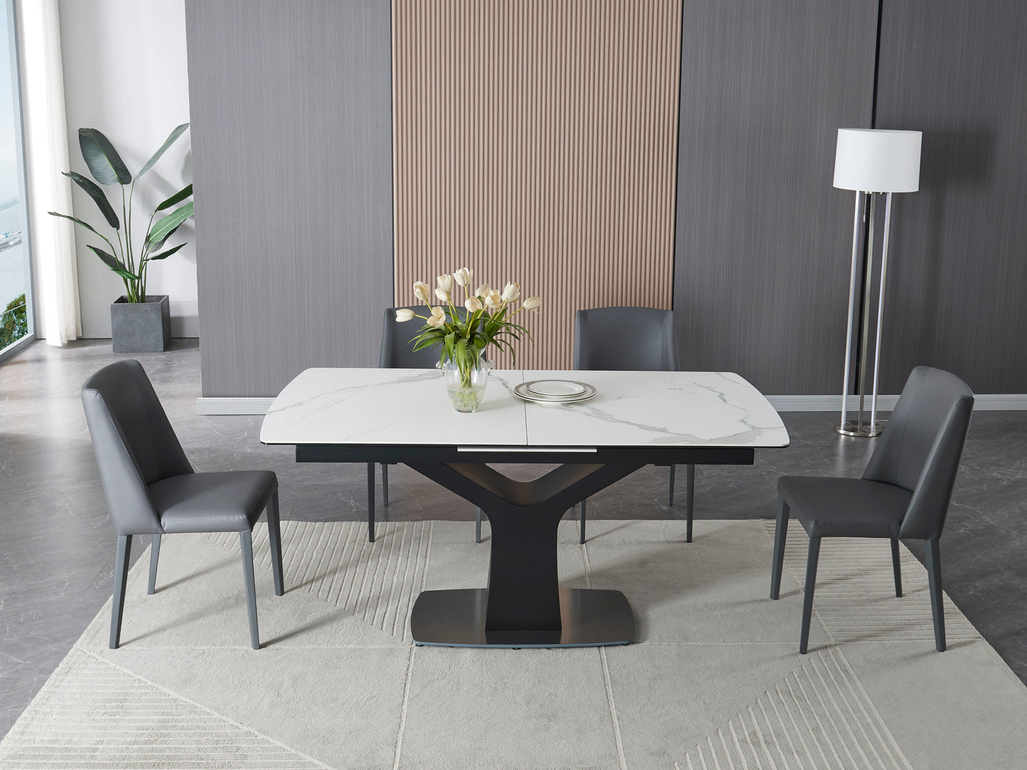 J&M Furniture MC Fiori Extension Table