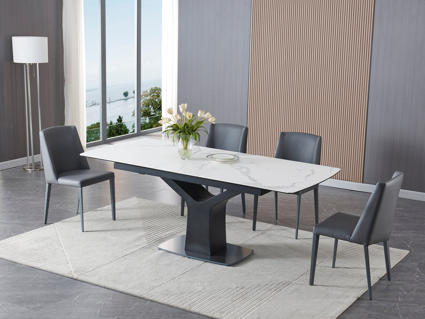 J&M Furniture MC Fiori Extension Table