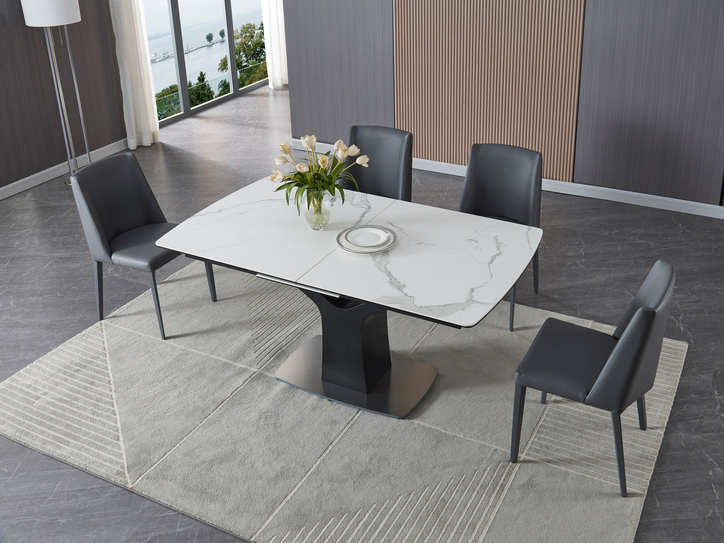J&M Furniture MC Fiori Extension Table