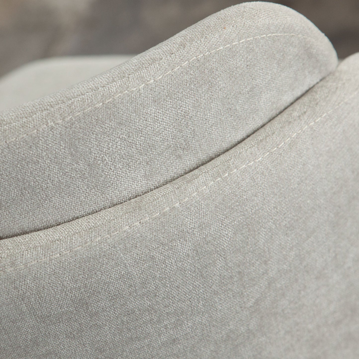 Grace Set of (2) Dining Chairs in Cream Polyester Fabric w/ Black Powder Coat Legs by Diamond Sofa