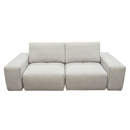Jazz Modular 2-Seater with Adjustable Backrests in Light Brown Fabric by Diamond Sofa