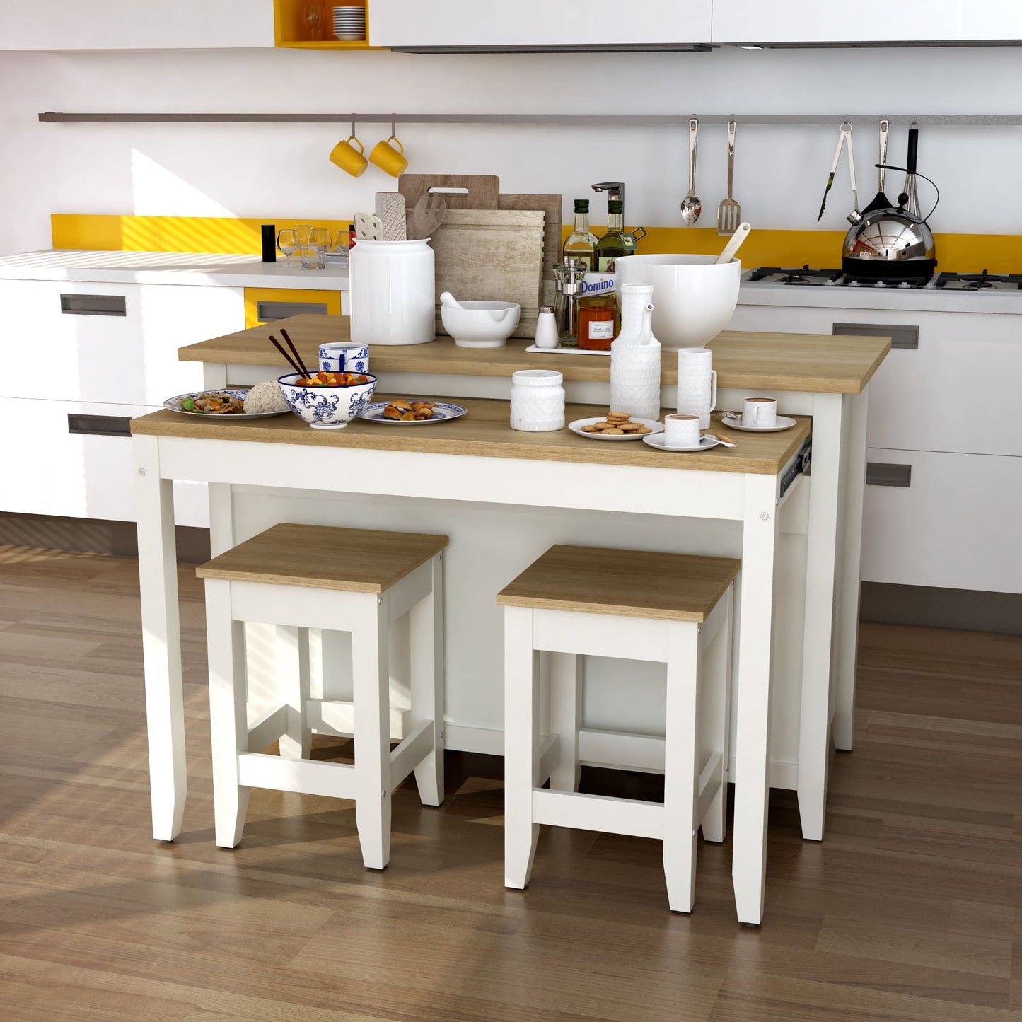 Anderson Teak Delphi 53" Kitchen Island Cabinet