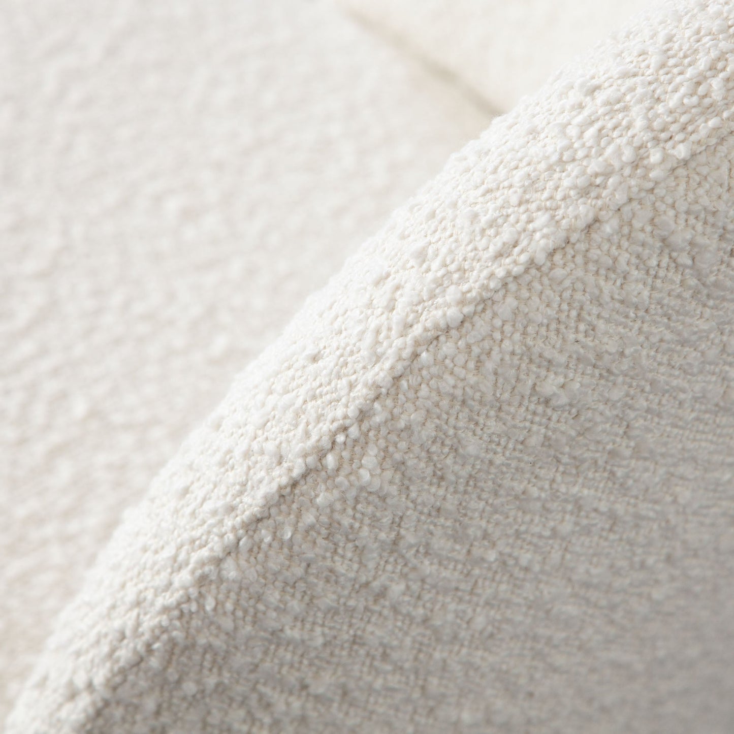 Kendall Dining/Accent Swivel Chair in Ivory Boucle Fabric by Diamond Sofa
