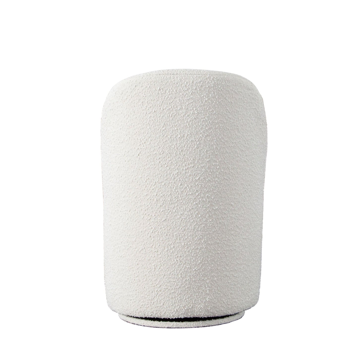 Kendall Dining/Accent Swivel Chair in Ivory Boucle Fabric by Diamond Sofa