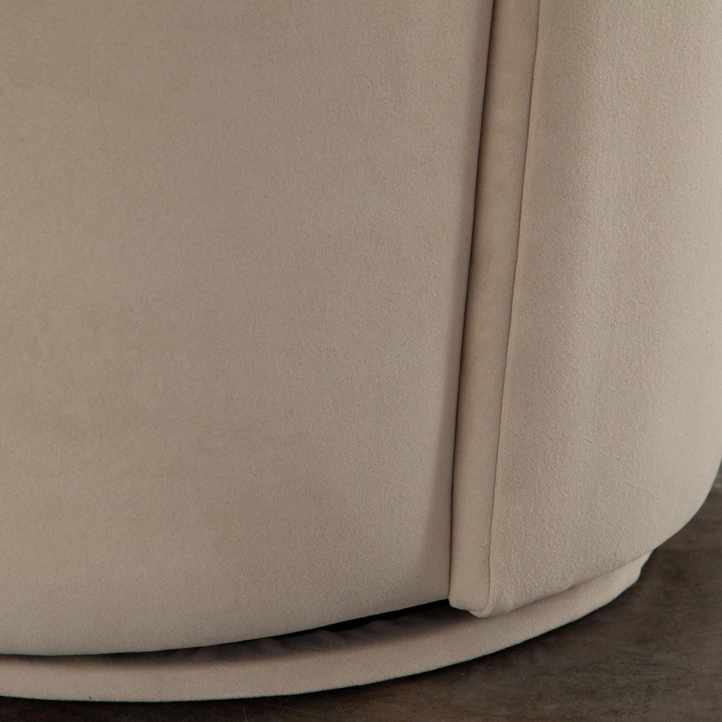 Kendall Dining/Accent Swivel Chair in Camel Boucle Fabric by Diamond Sofa