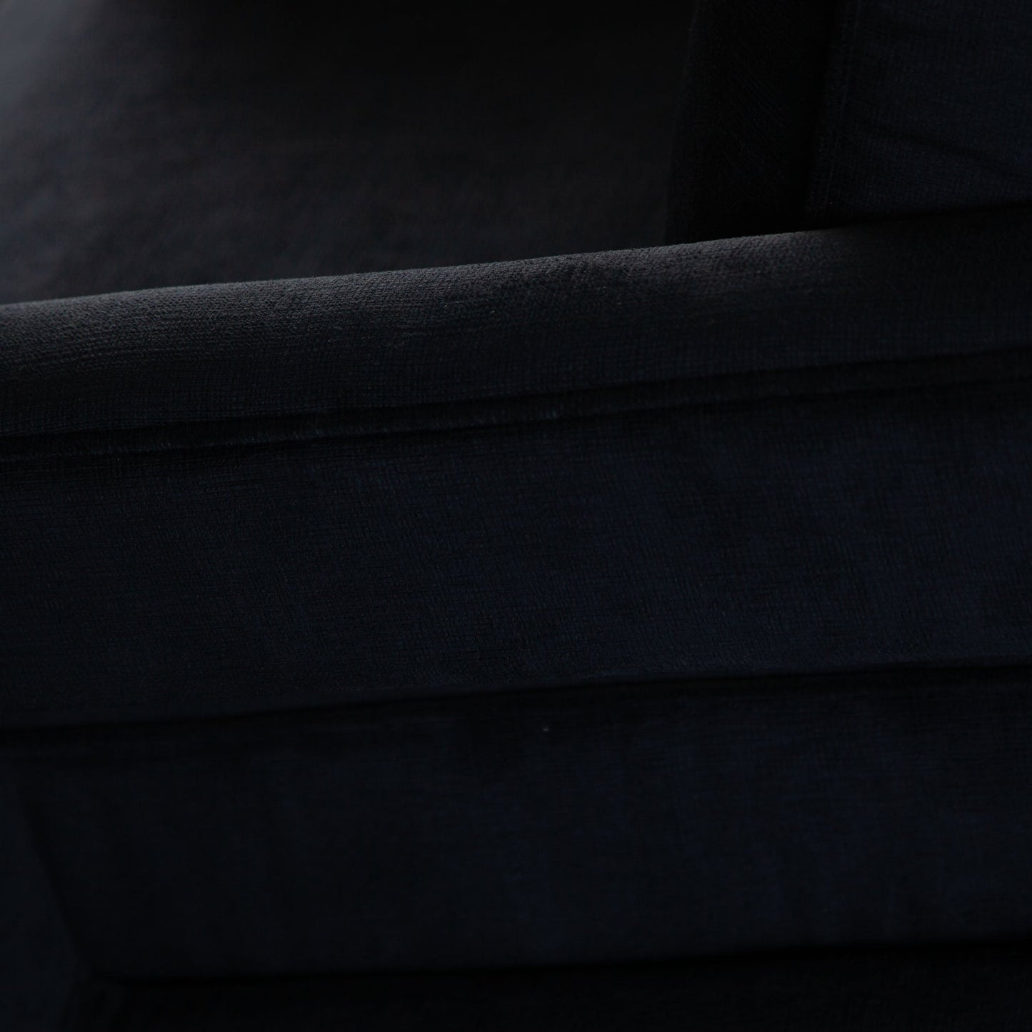 Lake Accent Chair in Black Performance Fabric w/ Brushed Gold Metal Base by Diamond Sofa