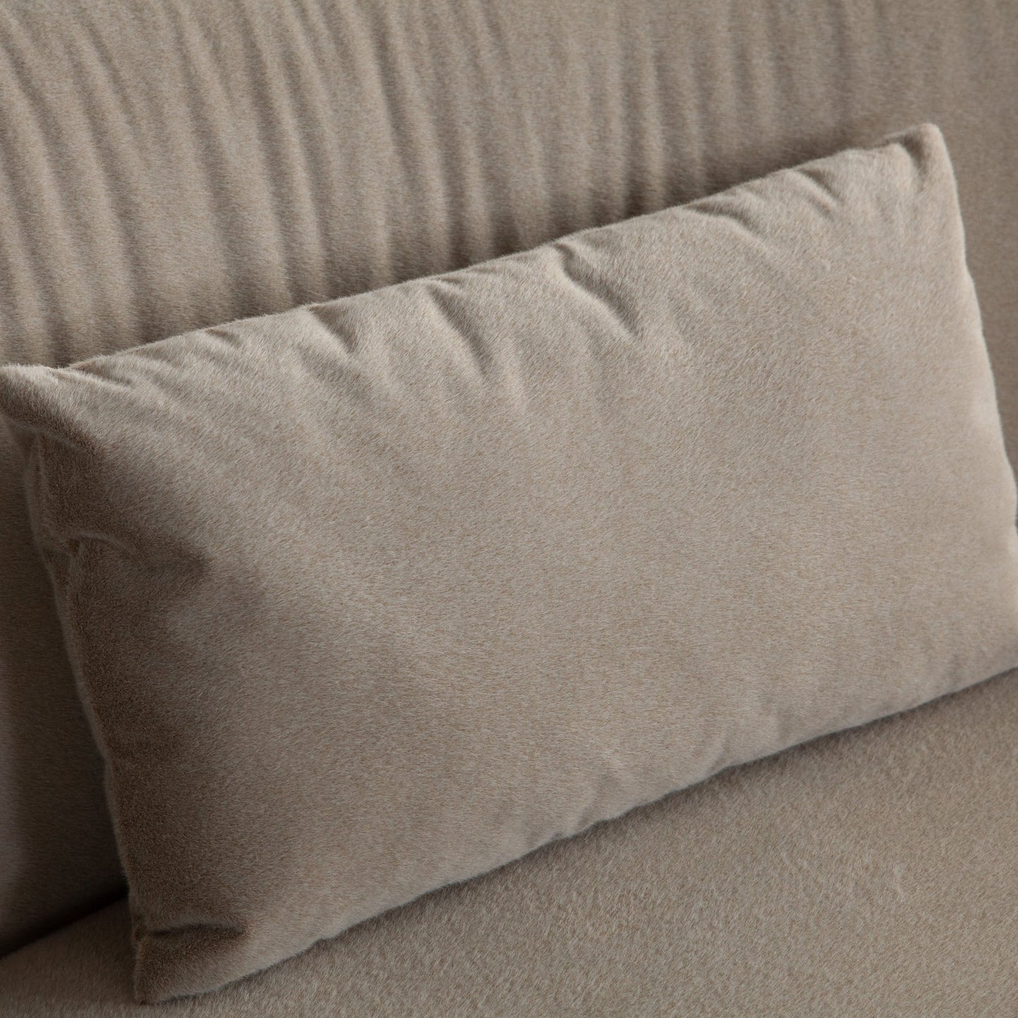 Lena 3PC Sectional in Fawn Faux Alpaca Fabric by Diamond Sofa