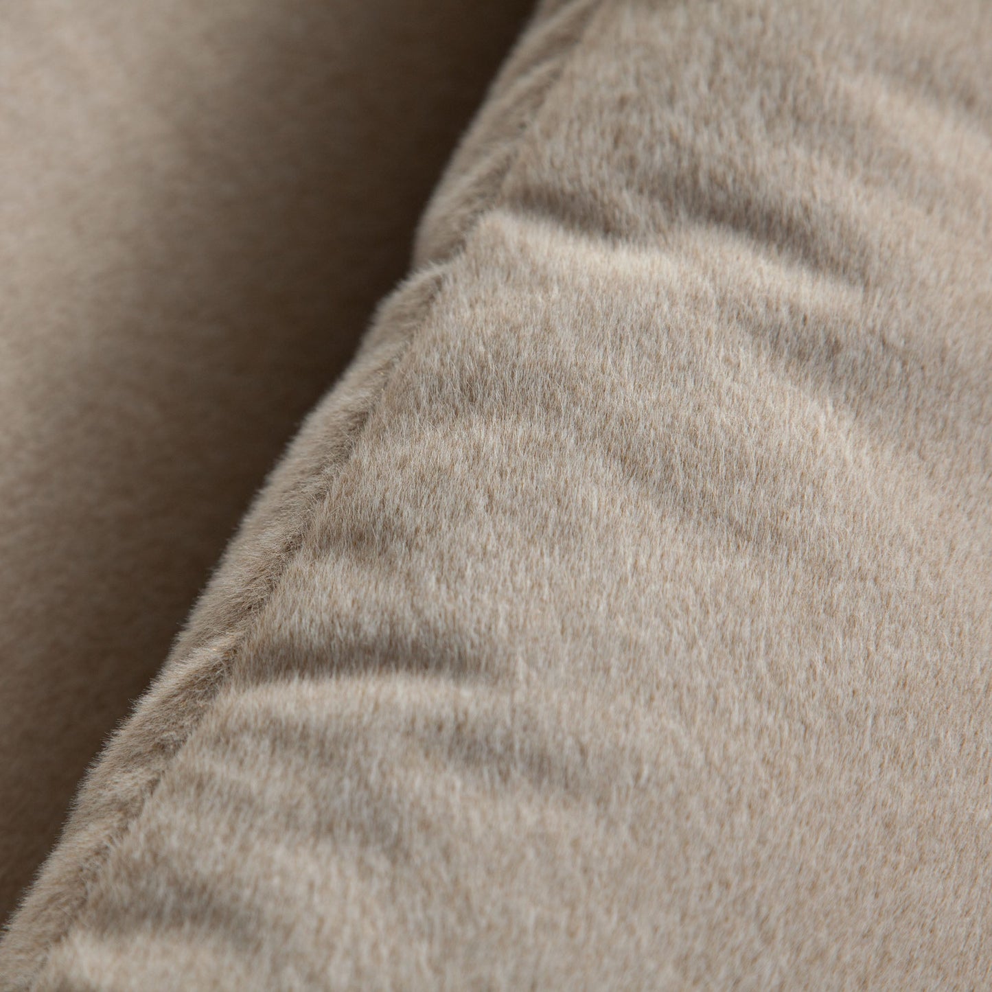 Lena Swivel Accent Chair in Fawn Faux Alpaca Fabric by Diamond Sofa