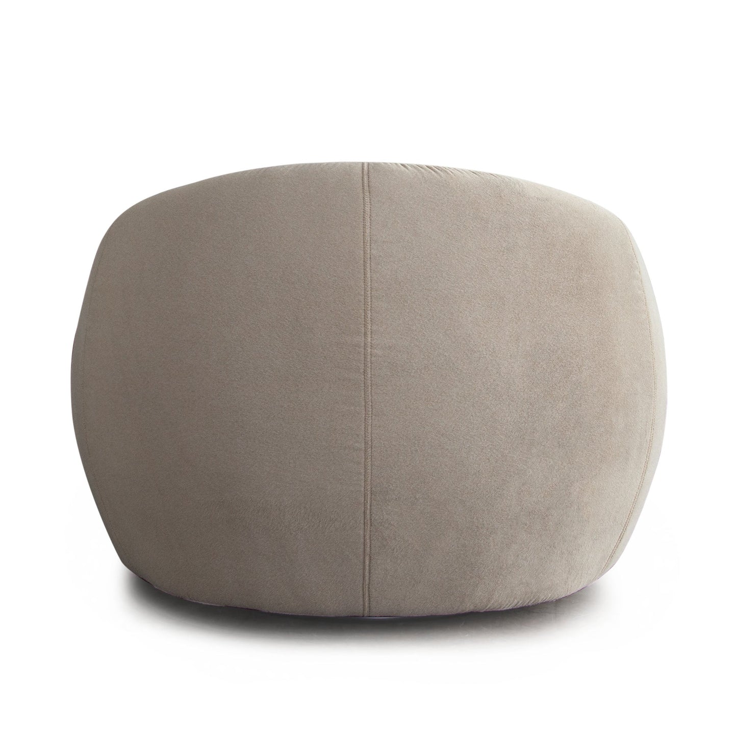 Lena Swivel Accent Chair in Fawn Faux Alpaca Fabric by Diamond Sofa