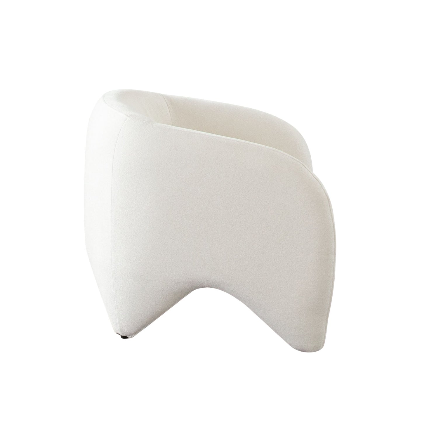 Link Accent Chair in Elite Ivory Fabric by Diamond Sofa