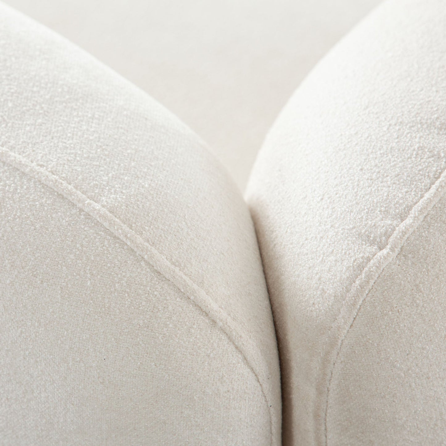 Link Sofa in Elite Ivory Fabric w/ Wood Leg by Diamond Sofa