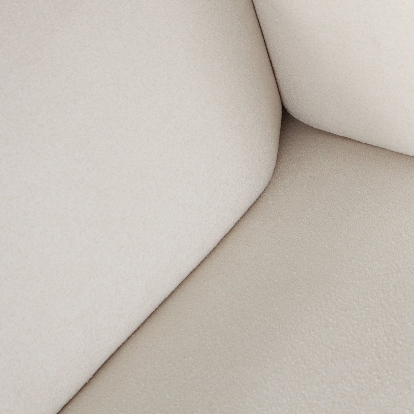 Link Sofa in Elite Ivory Fabric w/ Wood Leg by Diamond Sofa