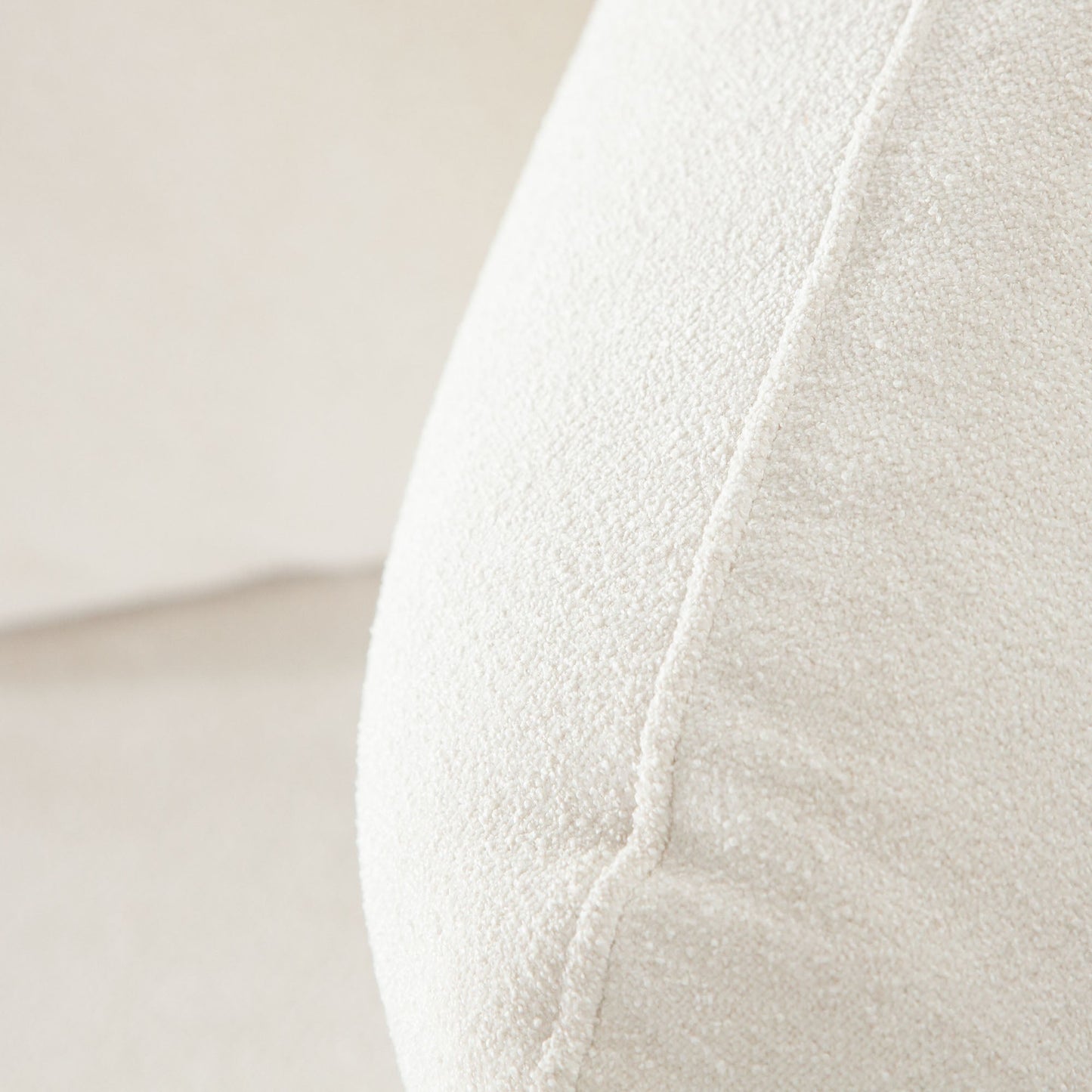Link Sofa in Elite Ivory Fabric w/ Wood Leg by Diamond Sofa