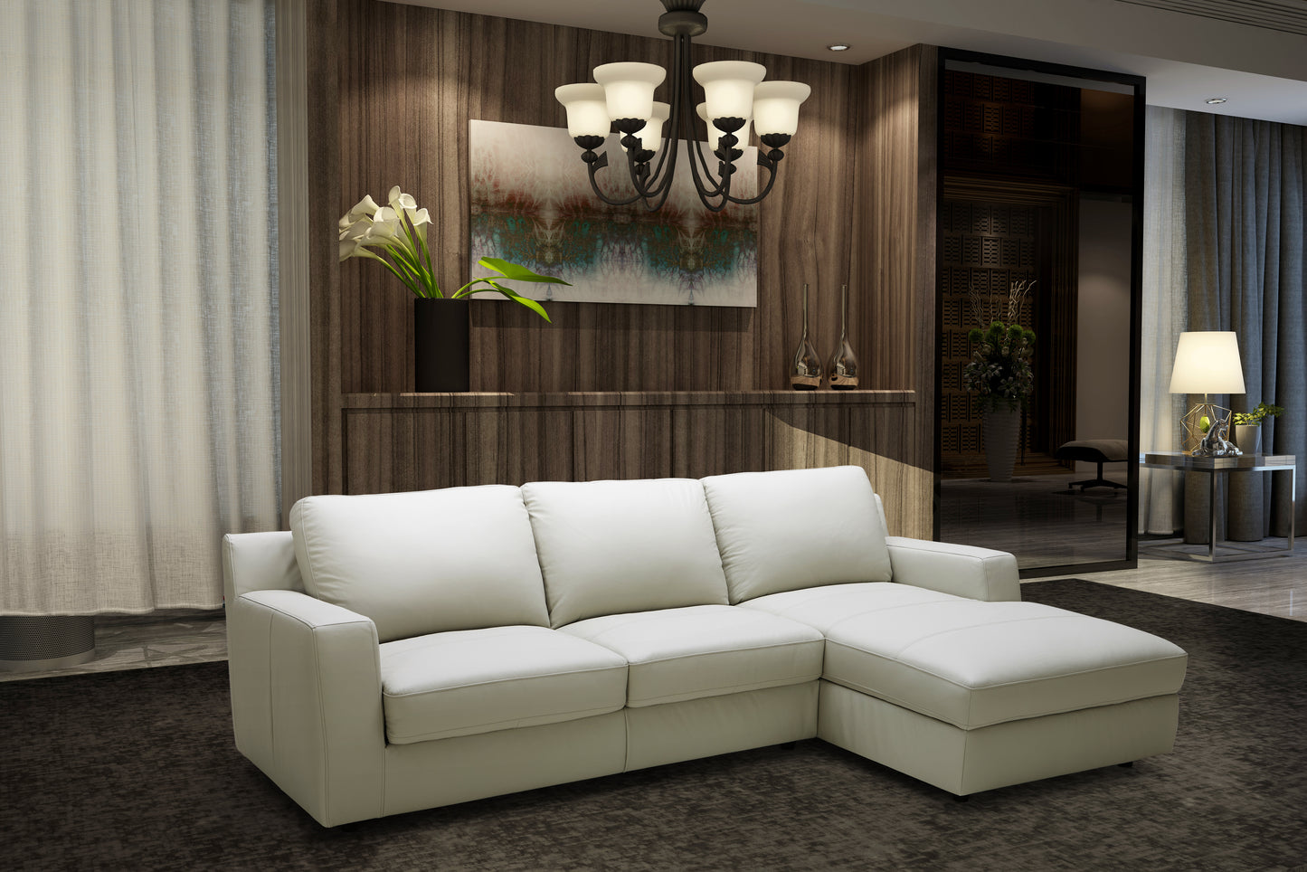J&M Furniture Lauren in Right Hand Facing Chaise