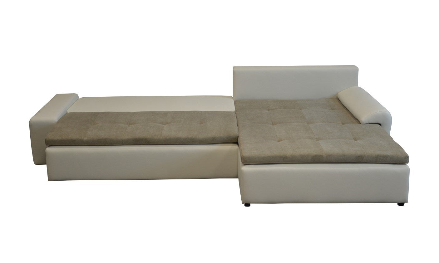 Maxima House Sectional sleeper Sofa LONDON with storage, Right Facing Chaise