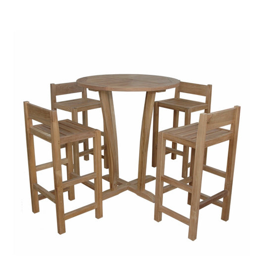 Anderson Teak Descanso Sedona 5-Pieces Bar Table