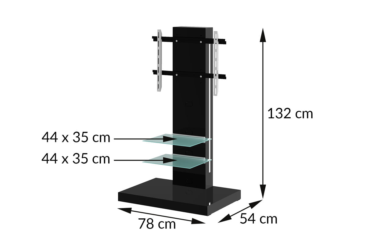 Maxima House Floor TV Stand MARINO RTV with LED, for up to 65 inch TV's