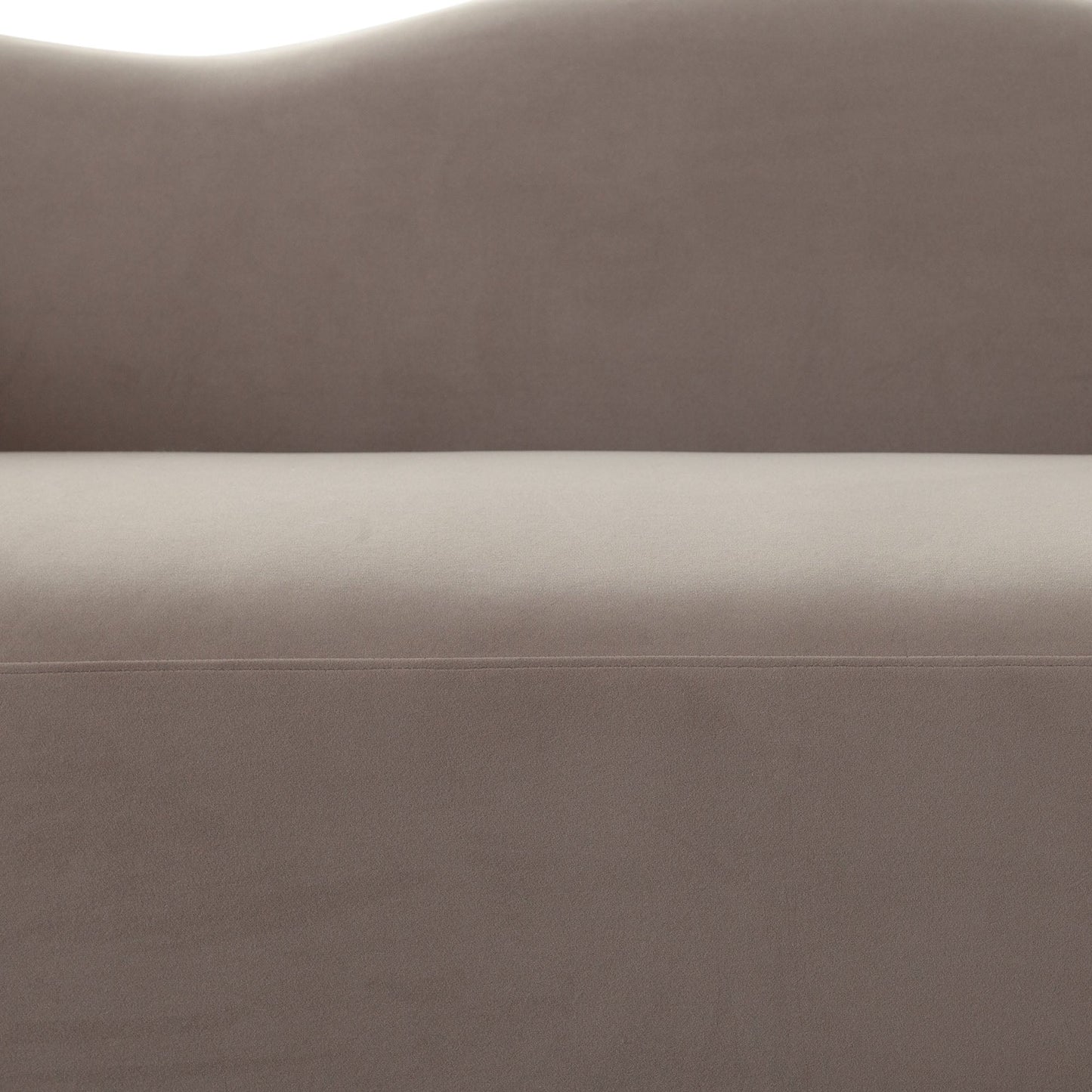 Maya Sofa in Modern Shitake Mink Performance Velvet by Diamond Sofa