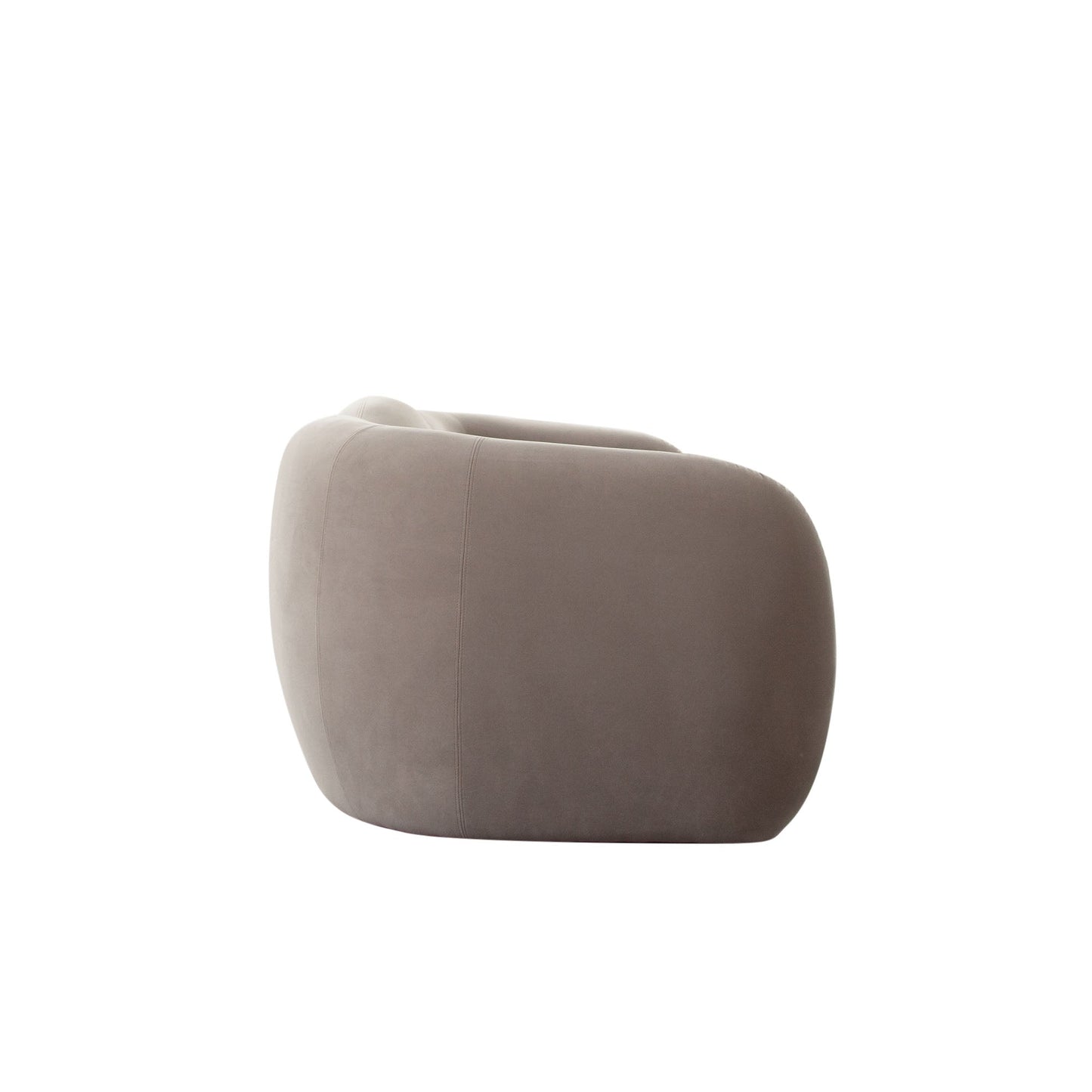 Maya Sofa in Modern Shitake Mink Performance Velvet by Diamond Sofa