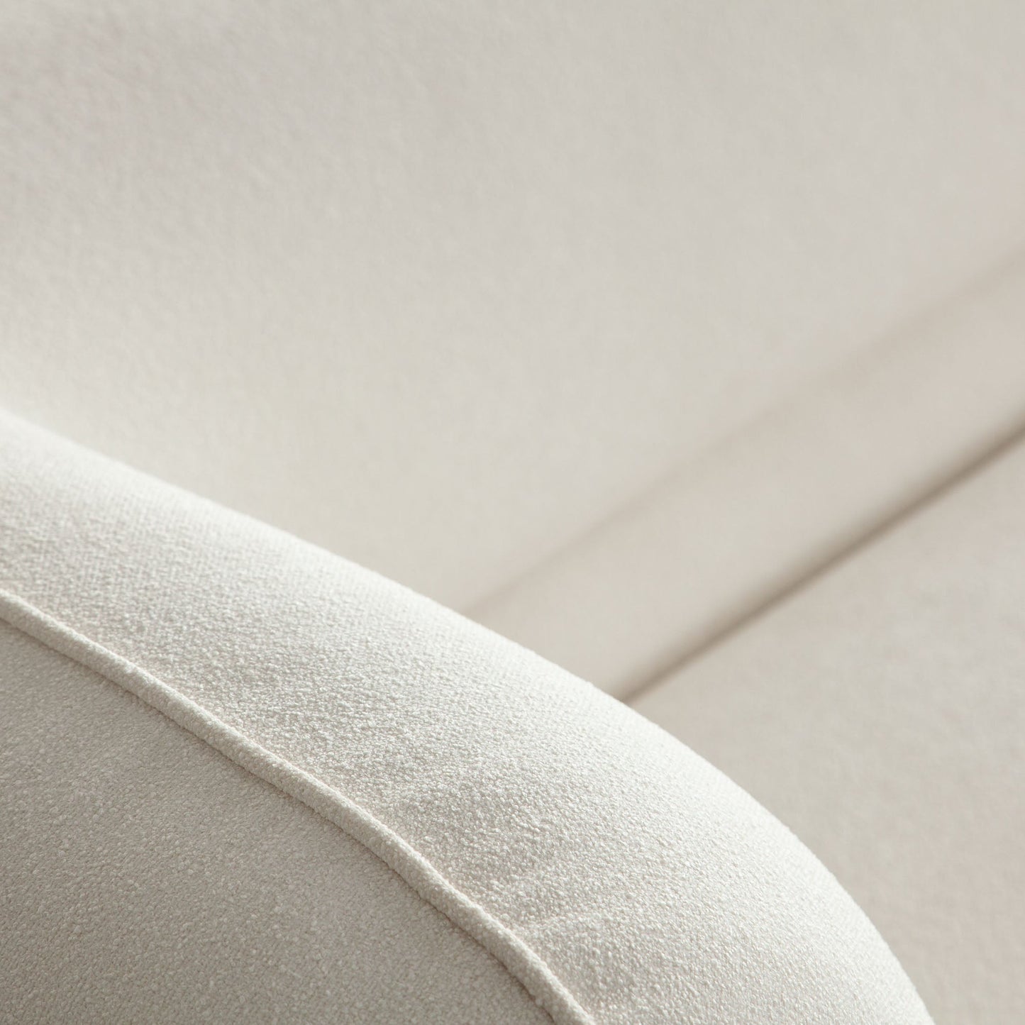 Micah 3PC Sectional in Elite Ivory Polyester Fabric by Diamond Sofa