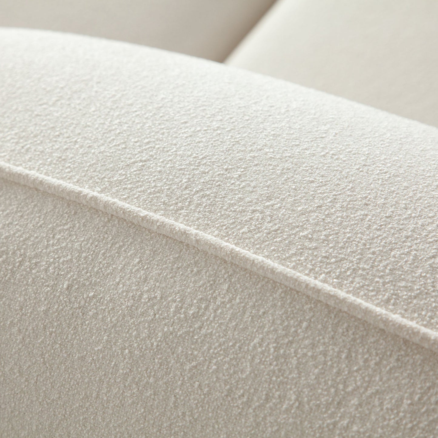 Micah 3PC Sectional in Elite Ivory Polyester Fabric by Diamond Sofa