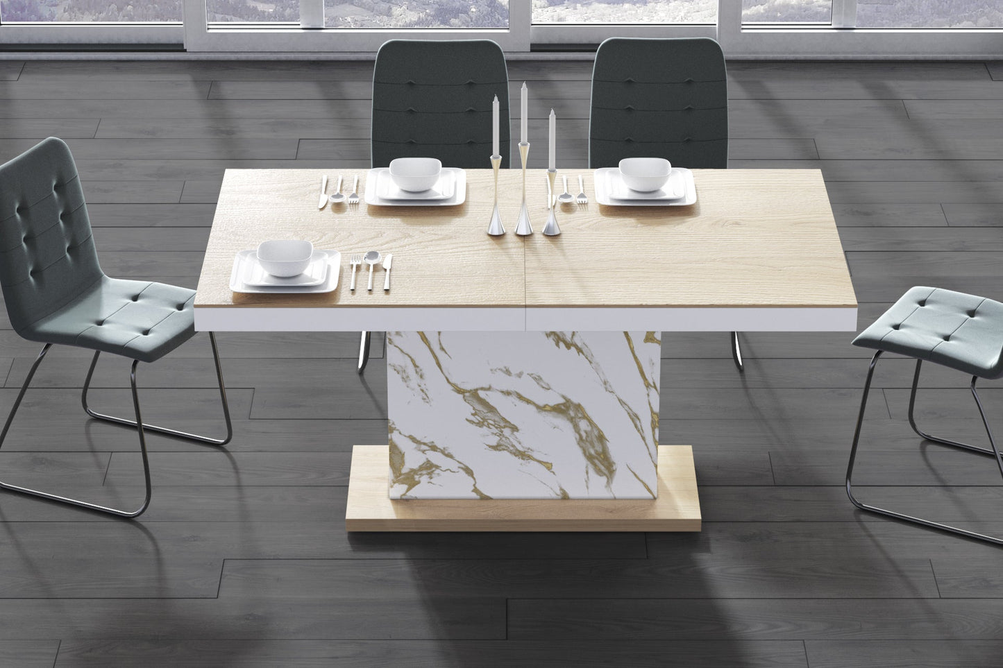 Maxima House Dining Table Moka