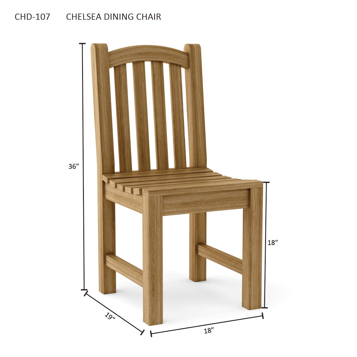 Anderson Teak Chelsea Dining Chair