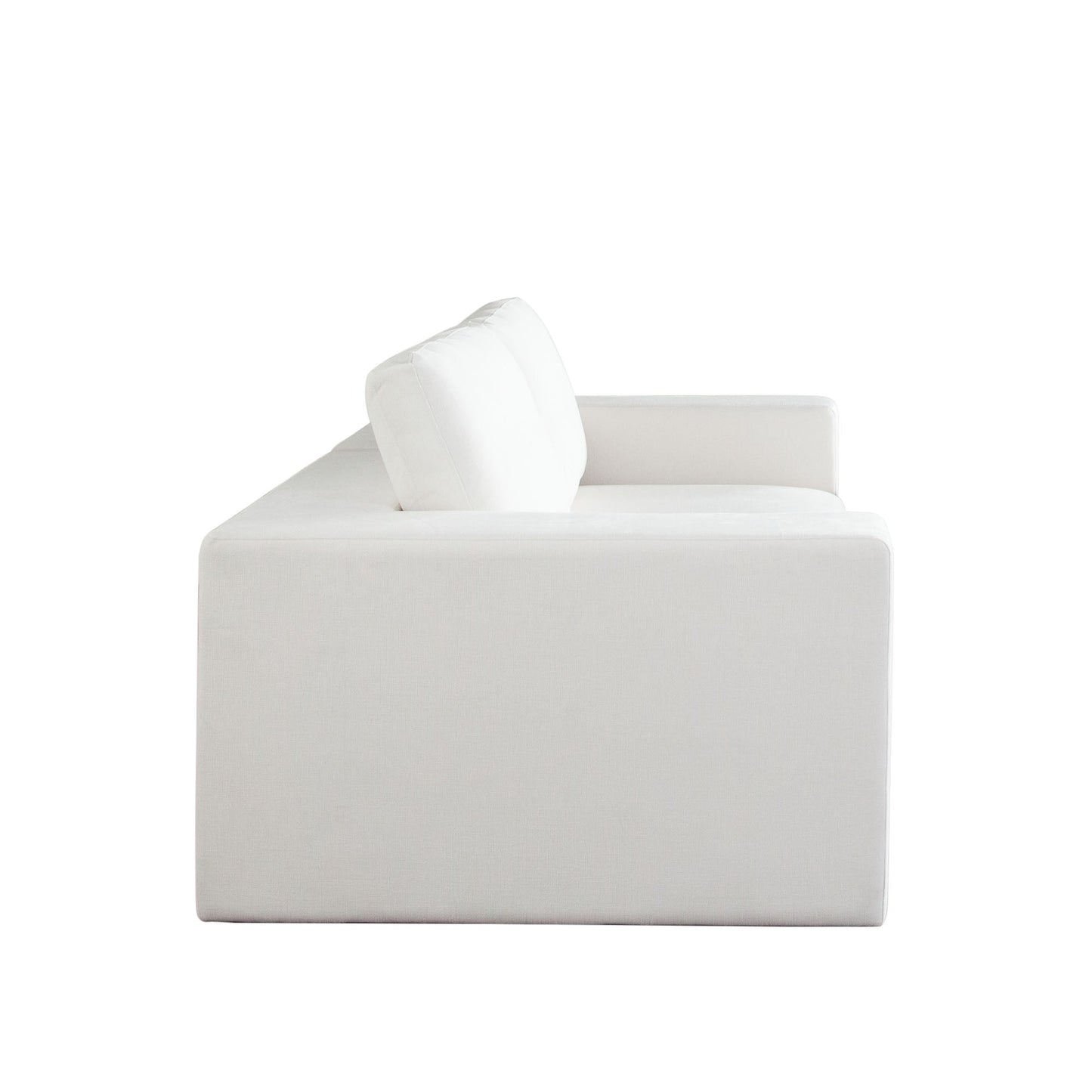 Muse 2PC Modular Sofa in Mist White Performance Fabric by Diamond Sofa