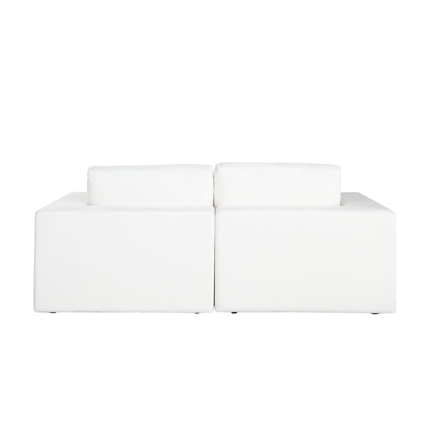 Muse 2PC Modular Sofa in Mist White Performance Fabric by Diamond Sofa