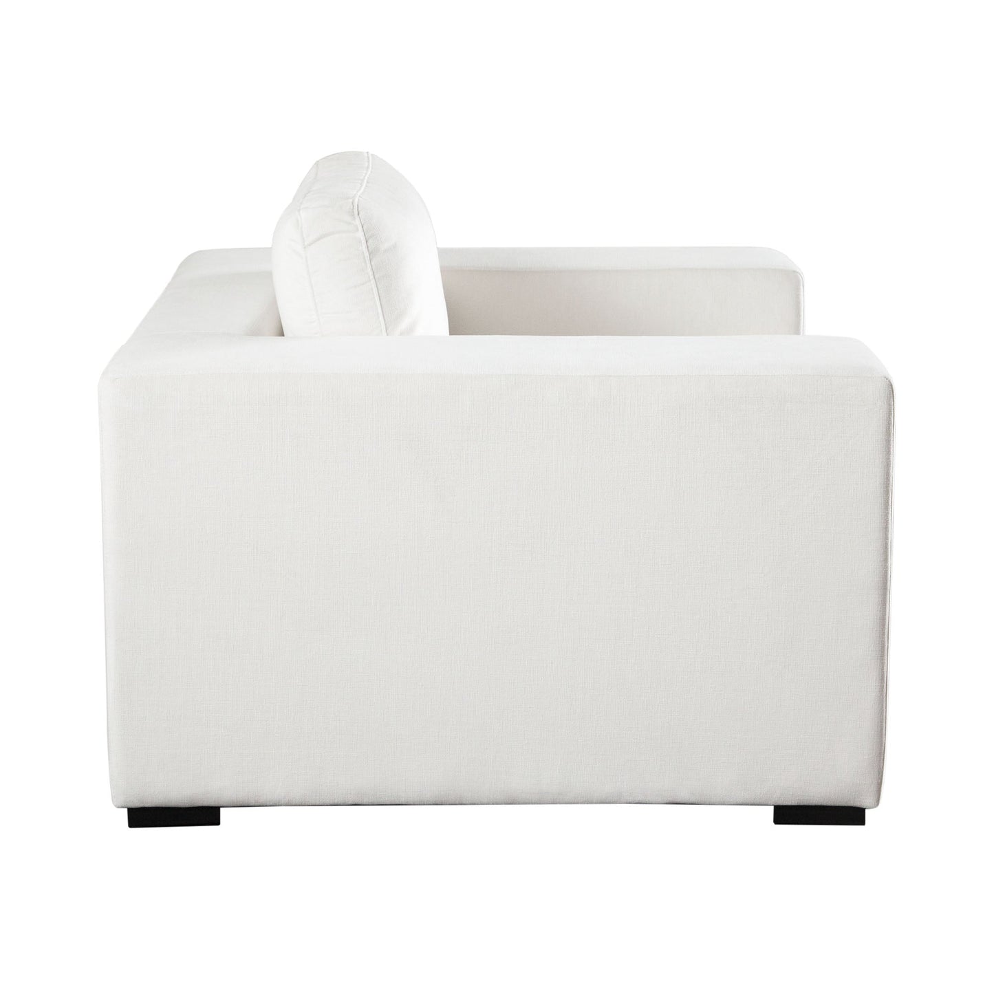 Muse Accent Chair in Mist White Performance Fabric by Diamond Sofa