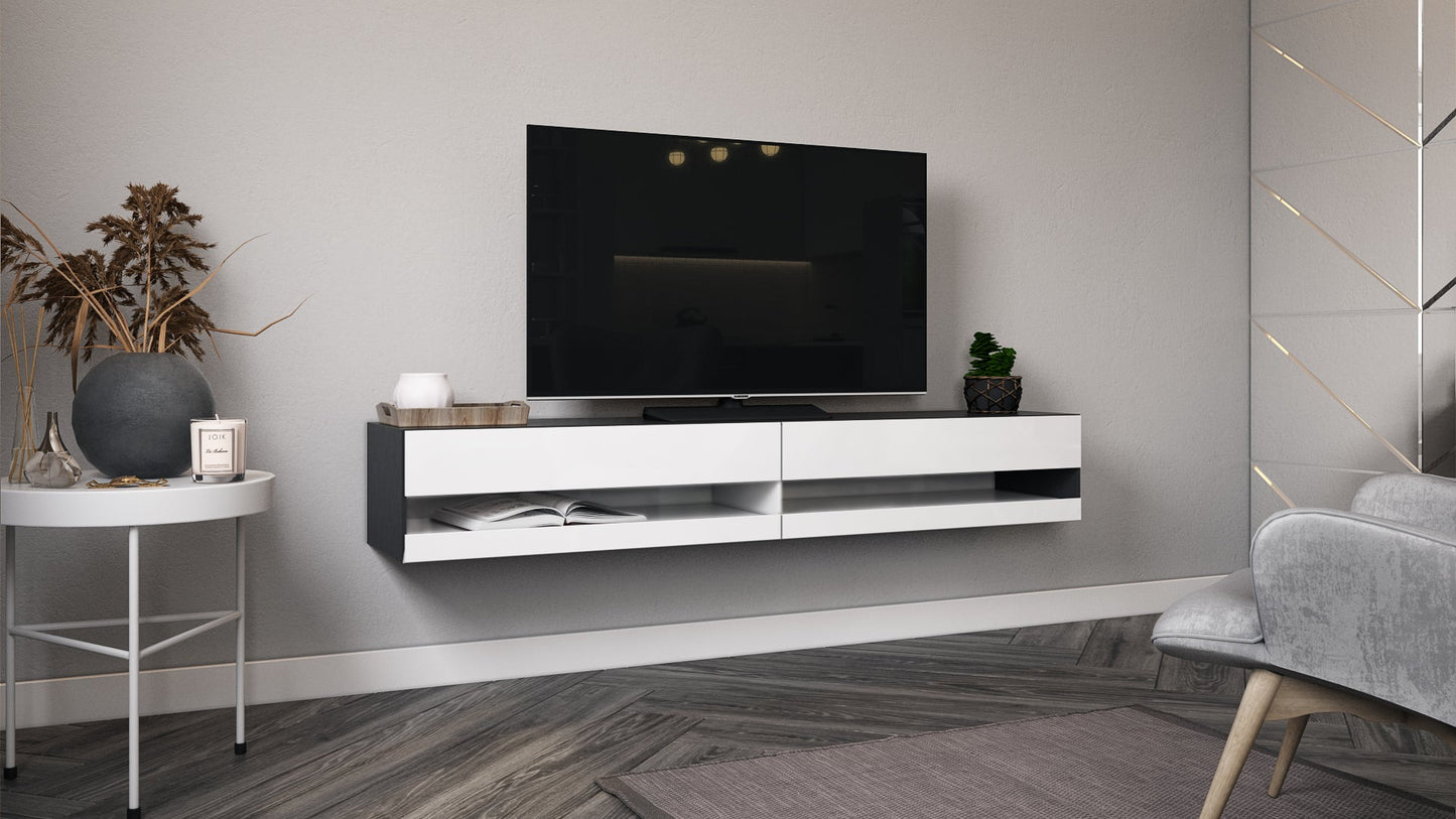 Maxima House Floating TV Stand VIGO New 71 inch long with LED