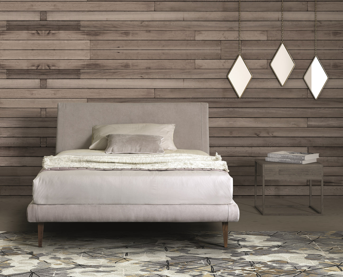 J&M Furniture Metropolitan Fabric Queen Bed