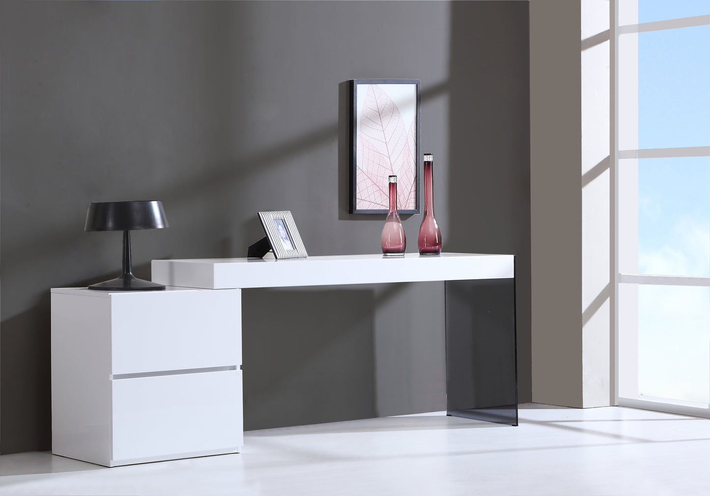 J&M Furniture Mia Modern Office Desk