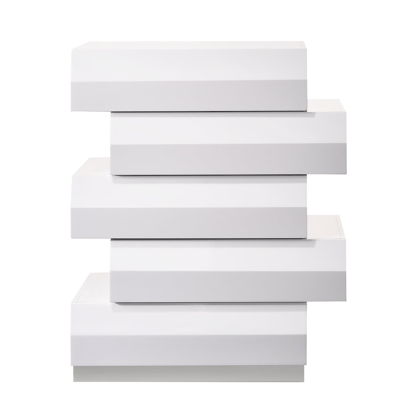 J&M Furniture Milan Chest in White